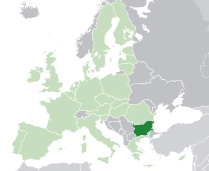 Месторасположение Болгарии